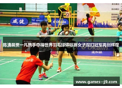 陈清晨贾一凡携手夺得世界羽毛球锦标赛女子双打冠军再创辉煌